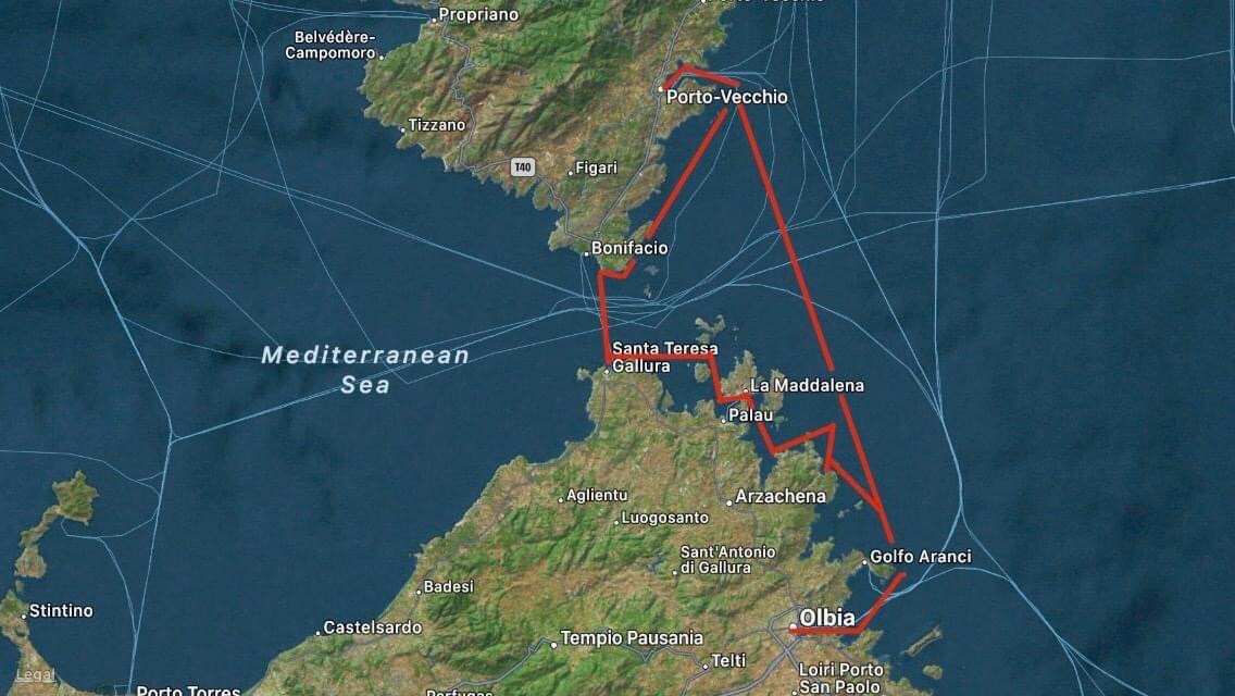 Sailing Sardinia Corsica. May 25 - June 1, 2024